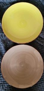 2 boterham bordjes gekleurd porselein cook! Borden 20 cm, Huis en Inrichting, Keuken | Servies, Bord(en), Ophalen of Verzenden