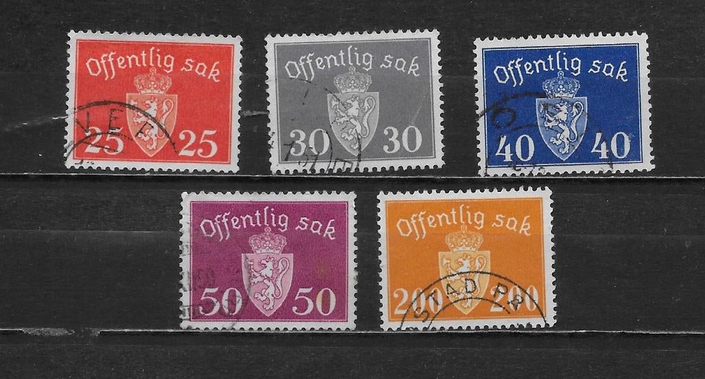 Noorwegen 1946, Postzegels en Munten, Postzegels | Europa | Scandinavië, Verzenden, Noorwegen, Gestempeld