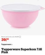 Tupperware 7,8 liter superkom, Ophalen of Verzenden, Nieuw