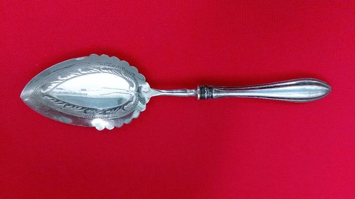 antieke zilveren lepel (1945) 16,7 cm lang , bijzonder mooi!, Antiek en Kunst, Antiek | Bestek, Ophalen