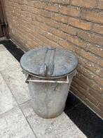 Vintage Rijnsburgse Zinken Afvalbak, Huis en Inrichting, Woonaccessoires | Prullenbakken, Gebruikt, Ophalen of Verzenden, 20 tot 30 liter