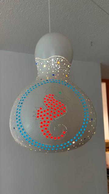 Handgemaakte Calabas Lamp - Uniek Design beschikbaar voor biedingen