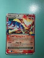 Infernape Lv. X - DP10 - 2007 - Slechte Staat, Ophalen of Verzenden, Gebruikt, Losse kaart