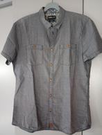 O'Neill Grijs Slim Fit Overhemd - Maat L, O'Neill, Ophalen of Verzenden, Zo goed als nieuw, Halswijdte 41/42 (L)