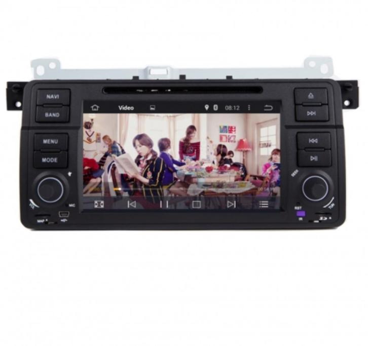 Radio navigatie BMW e46 2003 android 14 apple carplay usb, Auto diversen, Autoradio's, Nieuw, Ophalen of Verzenden