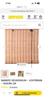 Xenos Bamboe Rolgordijn 150x180 cm, Ophalen, Zo goed als nieuw, Bruin, 150 tot 200 cm