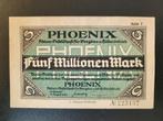 Duitsland noodgeld Aktiengesellschaft Phoenix zf+ 1923, Postzegels en Munten, Los biljet, Duitsland, Ophalen of Verzenden