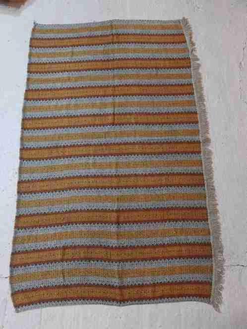 Foulard soepel kleed oker koper taupe 170/105, Huis en Inrichting, Woonaccessoires | Plaids en Woondekens, Gebruikt, Ophalen of Verzenden