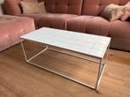 Zuiver Glazed Salontafel - Wit, Huis en Inrichting, Tafels | Salontafels, Ophalen, Gebruikt, 50 tot 100 cm, Metaal