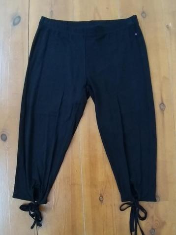 Melrose zwarte capri legging met striklinten, maat 44 L beschikbaar voor biedingen