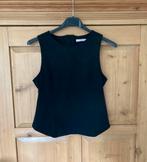NIKKIE suède look top met grote rits achter maat 36, Zwart, Ophalen of Verzenden, Zo goed als nieuw, Nikkie