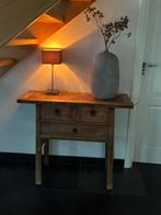 Houten Wandtafel/Haltafel met 3 Lades, Ophalen, Gebruikt, 50 tot 100 cm, Met lade(s)