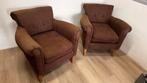 Set klassieke stoffen fauteuils, Huis en Inrichting, Fauteuils, Ophalen, Gebruikt, Klassiek, 75 tot 100 cm