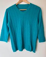 Turquoise kabeltruitje, Kleding | Dames, Truien en Vesten, Ophalen of Verzenden, Zo goed als nieuw, Blauw