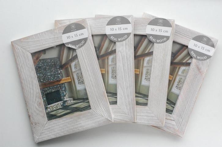 Nieuw: Henzo Cottage fotolijst 10x15 cm (4x), Audio, Tv en Foto, Fotografie | Fotolijsten, Nieuw, Verzenden