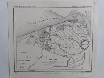 130  / Oostvoorne Brielle Litho uit 1868 van J. Kuyper beschikbaar voor biedingen