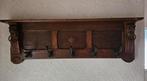 Vintage Houten Wandkapstok met 5 Haken, Gebruikt, Minder dan 100 cm, Hout, Ophalen