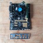 Asus H81M-C moederbord. 4GB RAM Intel I3, Computers en Software, Moederborden, Ophalen of Verzenden, DDR3