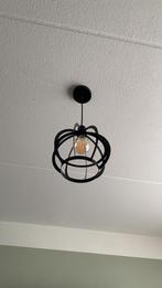 Industriële Hanglamp - Zwart Metaal, Ophalen of Verzenden, Zo goed als nieuw, Metaal, Minder dan 50 cm