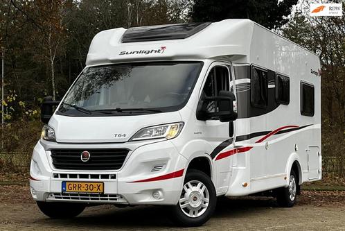 Sunlight T 64 Fiat 4 slaapplaatsen | Cruise control | Frans, Caravans en Kamperen, Campers, Bedrijf, Half-integraal, tot en met 4