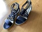 ECCO  schoenen maat 39 sandalen, Kleding | Dames, Verzenden, Nieuw, Blauw, Sandalen of Muiltjes