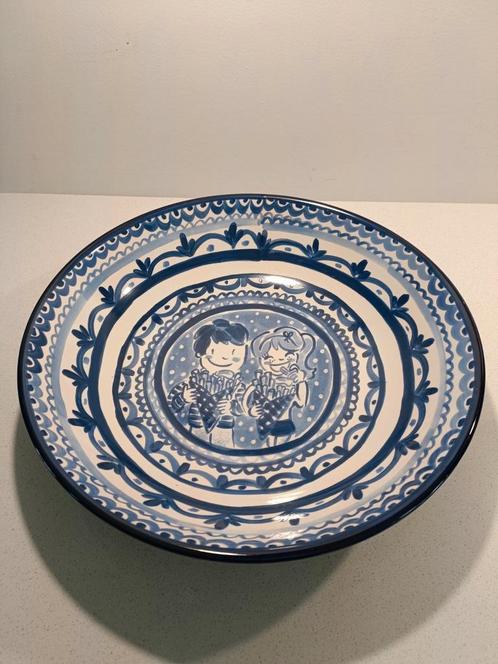 Blond Amsterdam Delfts Blauw grote diepe schaal, Huis en Inrichting, Keuken | Servies, Zo goed als nieuw, Schaal of Schalen, Blond Amsterdam
