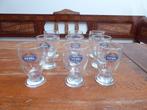 9 pastis glaasjes, Duval, Verzamelen, Ophalen of Verzenden, Zo goed als nieuw, Gebruiksvoorwerp