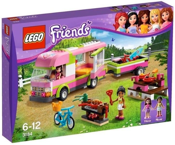 Lego Friends 3184: Coole Camper * 't LEGOhuis *, Kinderen en Baby's, Speelgoed | Duplo en Lego, Nieuw, Lego, Complete set, Ophalen of Verzenden