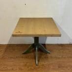 14x horeca cafe tafel 70x70cm ORIGEEL HUTTEN bistro set, Huis en Inrichting, Gebruikt, 50 tot 100 cm, Vierkant, Vier personen