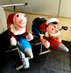Popeye & Olijfje - Houten Draaimolen Figuur (Kindt Kermis), Antiek en Kunst, Ophalen