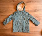 Gevoerde regenjas teddy lichtblauw 98/104, Gebruikt, Jongen of Meisje, Ophalen of Verzenden, Hema