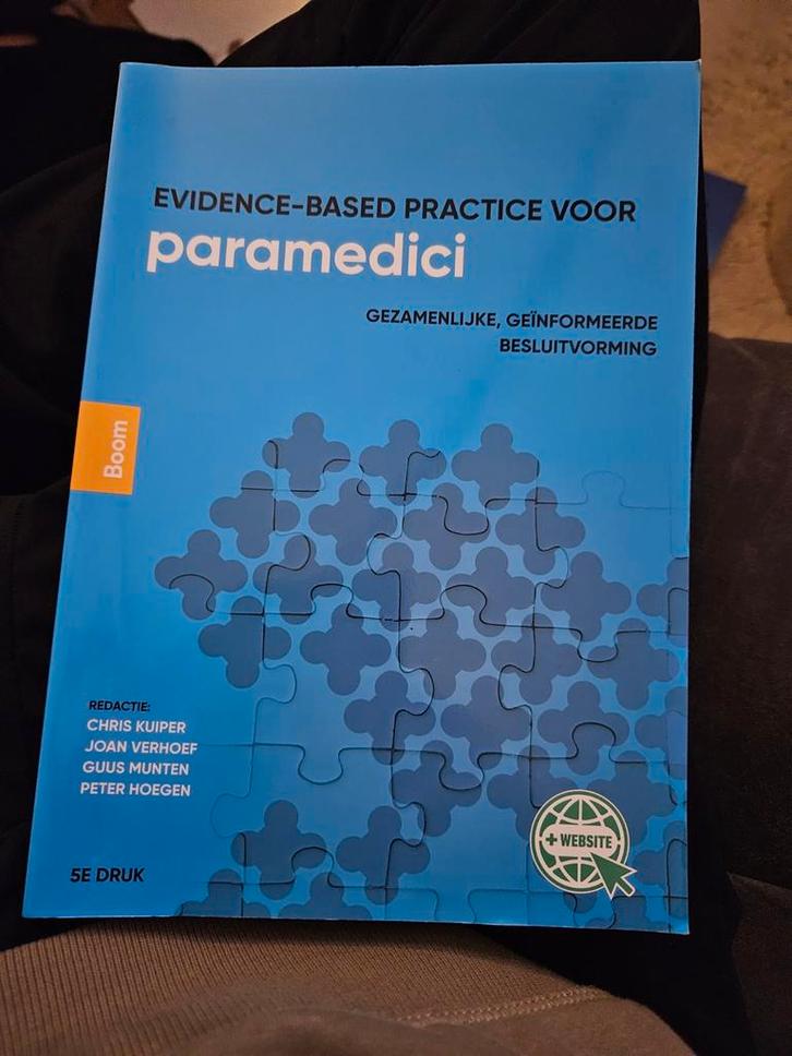 Evidence-Based Practice voor Paramedici - Onderwijsboek, Boeken, Informatica en Computer, Zo goed als nieuw, Vakgebied of Industrie