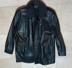 Lederen winterjas met uitneembare binnenvoering, Ophalen, Maat 52/54 (L), Zwart, Zo goed als nieuw