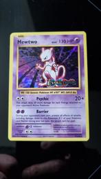 Pokemon promo holo prerelease mewtwo evolutions, Ophalen of Verzenden, Zo goed als nieuw, Losse kaart, Foil