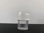 Ferm Living Ripple Glas Helder Laag Los, Glas of Glazen, Ophalen of Verzenden, Overige stijlen, Glas