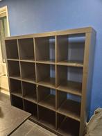 Ikea Kallax zwart bruin, Huis en Inrichting, Ophalen, Gebruikt, 25 tot 50 cm, 100 tot 150 cm