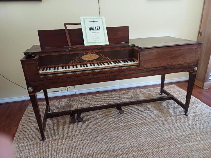 Square piano 1793, Muziek en Instrumenten, Snaarinstrumenten | Klavecimbels, Gebruikt, Ophalen of Verzenden