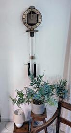 Vintage Warmink wandklok met Wuba slinger uurwerk, Ophalen of Verzenden, Gebruikt, Analoog, Wandklok