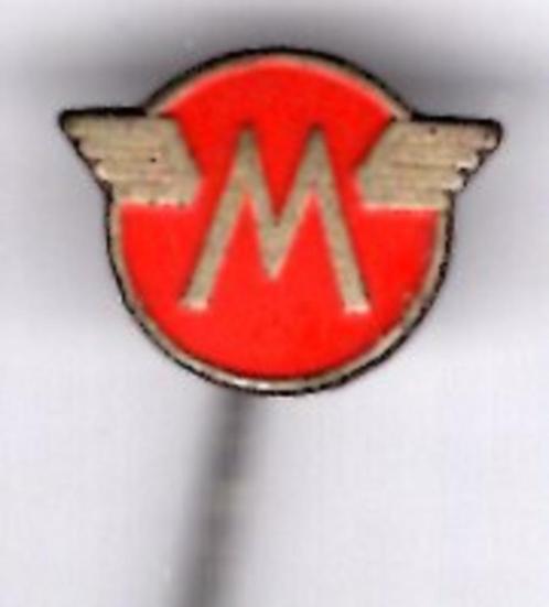 Matchless rood op zilverkleurig motorfietsen speldje( E_084), Verzamelen, Speldjes, Pins en Buttons, Zo goed als nieuw, Speldje of Pin