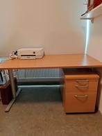 Bureau met los lade blok., Huis en Inrichting, Bureaus, Ophalen, Zo goed als nieuw