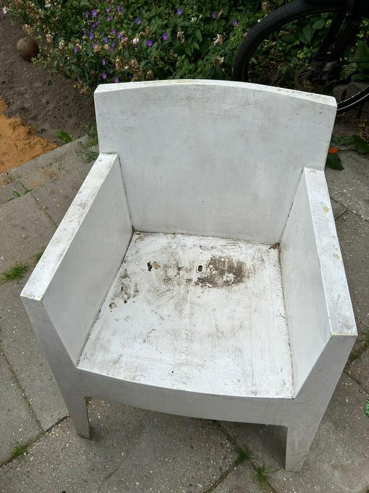 6 Design Tuinstoelen Toy Driade (Philippe Starck), Tuin en Terras, Tuinstoelen, Gebruikt, Stapelbaar, Ophalen of Verzenden