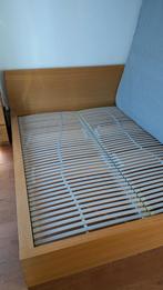 MALM bedframe + Emma topper + matress, Huis en Inrichting, Slaapkamer | Bedden, Ophalen, Bruin, 210 cm, Tweepersoons