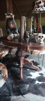 Tafel met houtsnijwerk barok tafel, Antiek en Kunst, Ophalen of Verzenden