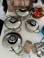 AMC pannen hele set, Ophalen, Zo goed als nieuw, Rvs, Pannenset