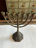 Antieke messing menora’s - 19e / vroege 20e eeuw, Ophalen of Verzenden, Koper of Brons
