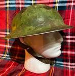 Britse Brodie Helm WOII 1940 Engelse oorlog J.C.S.& W.Ltd, Ophalen of Verzenden, Overige soorten, Engeland, Helm of Baret