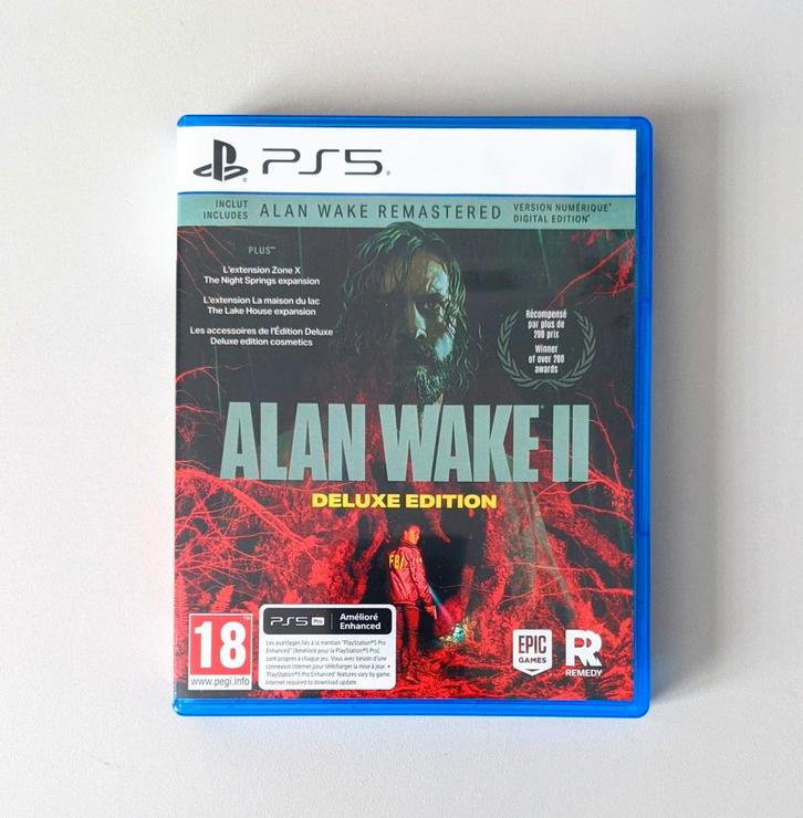 Alan Wake 2 | PS5 | Alan Wake Remastered DLC code ongebruikt, Spelcomputers en Games, Games | Sony PlayStation 5, Zo goed als nieuw