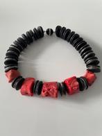 Unieke Halsketting met Magneetsluiting - Sint Cadeau!, Ophalen, Zo goed als nieuw, Rood, Overige materialen