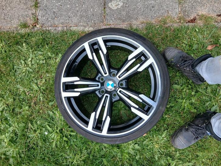 BMW Velgen met Zomerbanden E60 E90 F06 F12 F13 20 Inch Styli, Auto diversen, Wieldoppen, Zo goed als nieuw, Ophalen of Verzenden