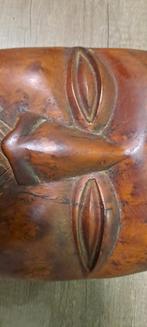 Afrikaans Houten Masker - Handgesneden, Ophalen of Verzenden